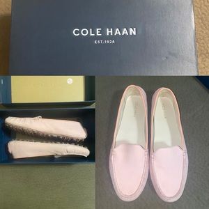 Cole Haan pink loafers